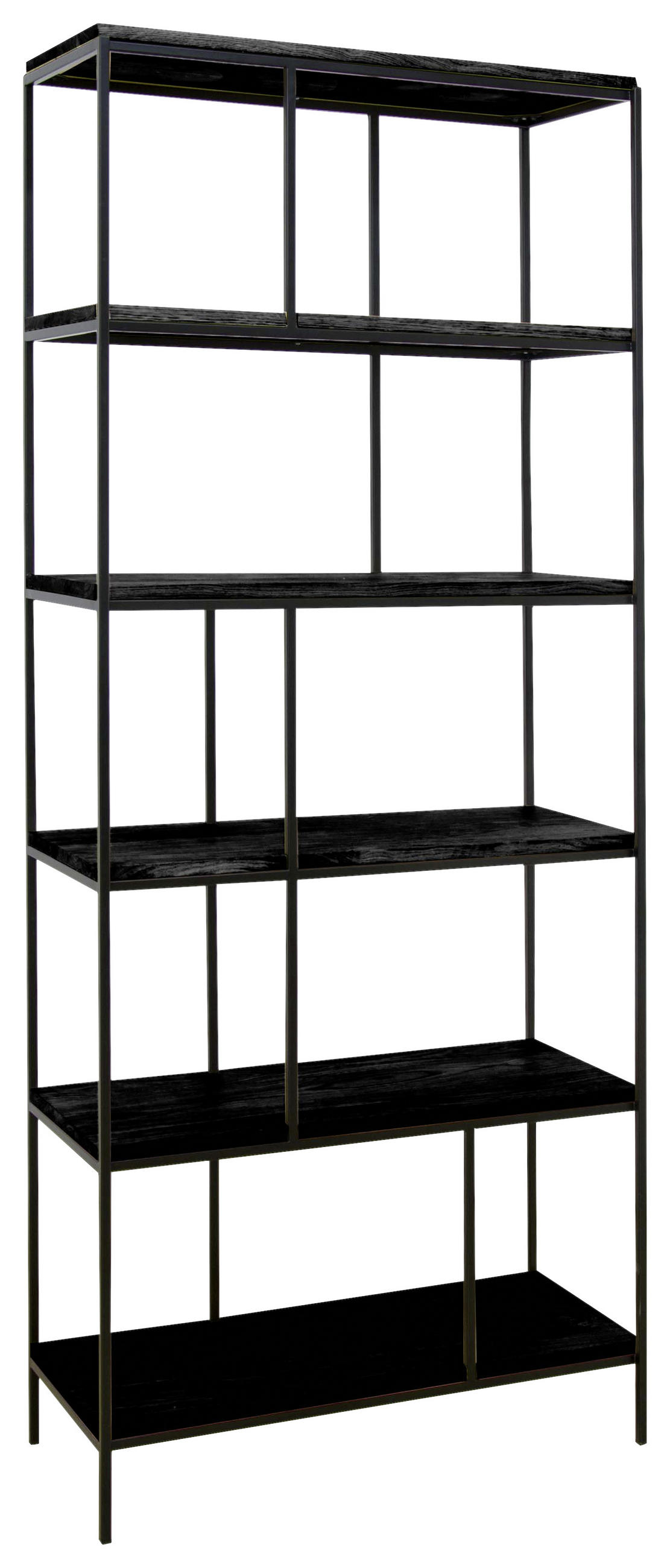 REGAL Schwarz  - Schwarz, KONVENTIONELL, Metall (90/200/35cm) - Novel