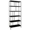 REGAL Schwarz  - Schwarz, KONVENTIONELL, Metall (90/200/35cm) - Novel
