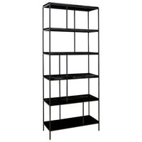 REGAL Schwarz  - Schwarz, KONVENTIONELL, Metall (90/200/35cm) - Novel