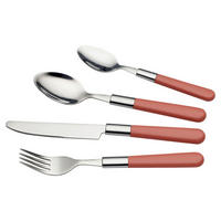 BESTICKSET Bistro  16 delar  - rosa, Design, metall/plast - Echtwerk
