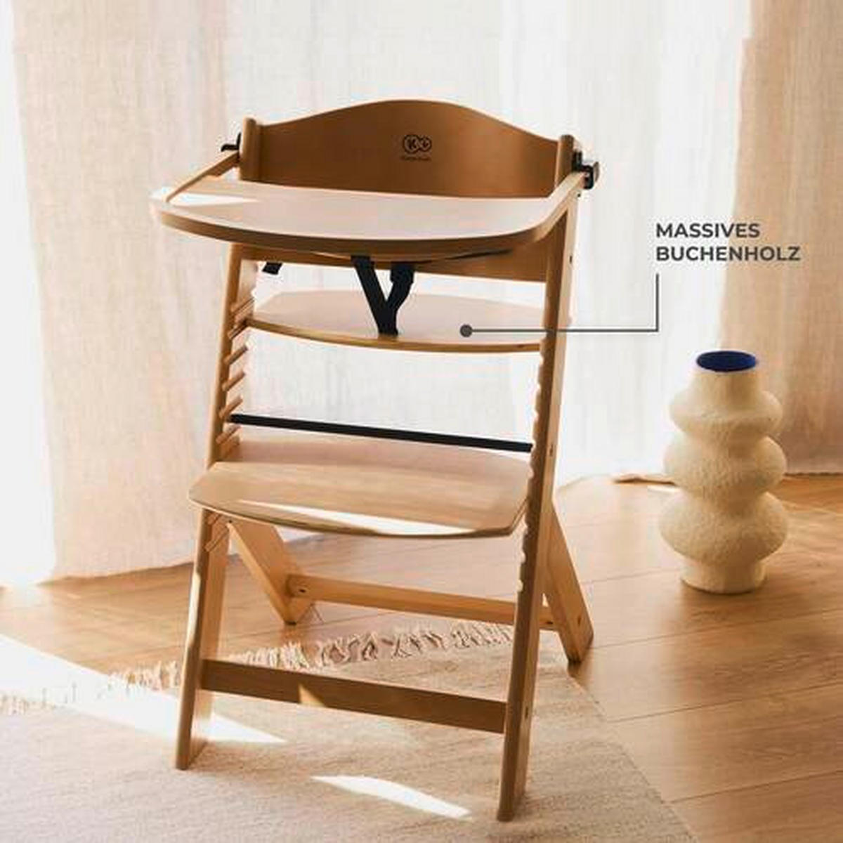 HOCHSTUHL Enock  - Buchefarben, Basics, Holz (49/73/49cm) - kinderkraft