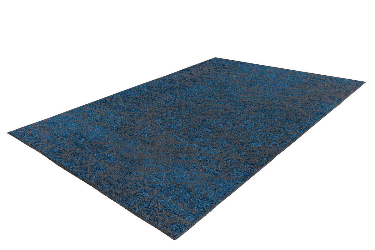 KOBEREC TKANÝ NA PLOCHO, 120/170 cm, modrá - modrá, Konvenční, textil (120/170cm)