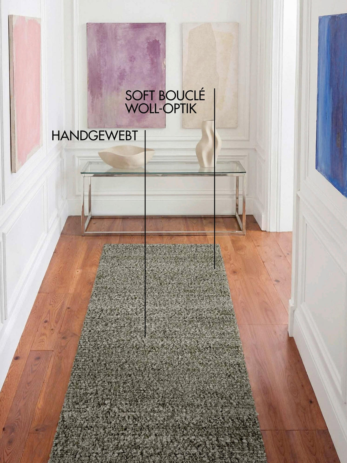 LÄUFER 80/200 cm Notting Hill Dunkelgrün  - Dunkelgrün, Basics, Textil (80/200cm) - Ted Baker