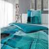WENDEBETTWÄSCHE Satin 155/220 cm  - Petrol, Design, Textil (155/220cm) - Esposa