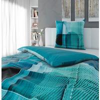 WENDEBETTWÄSCHE Satin 155/220 cm  - Petrol, Design, Textil (155/220cm) - Esposa