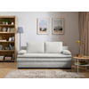 SCHLAFSOFA in Struktur Hellgrau  - Hellgrau/Schwarz, Konventionell, Kunststoff/Textil (195/93/83cm) - Carryhome