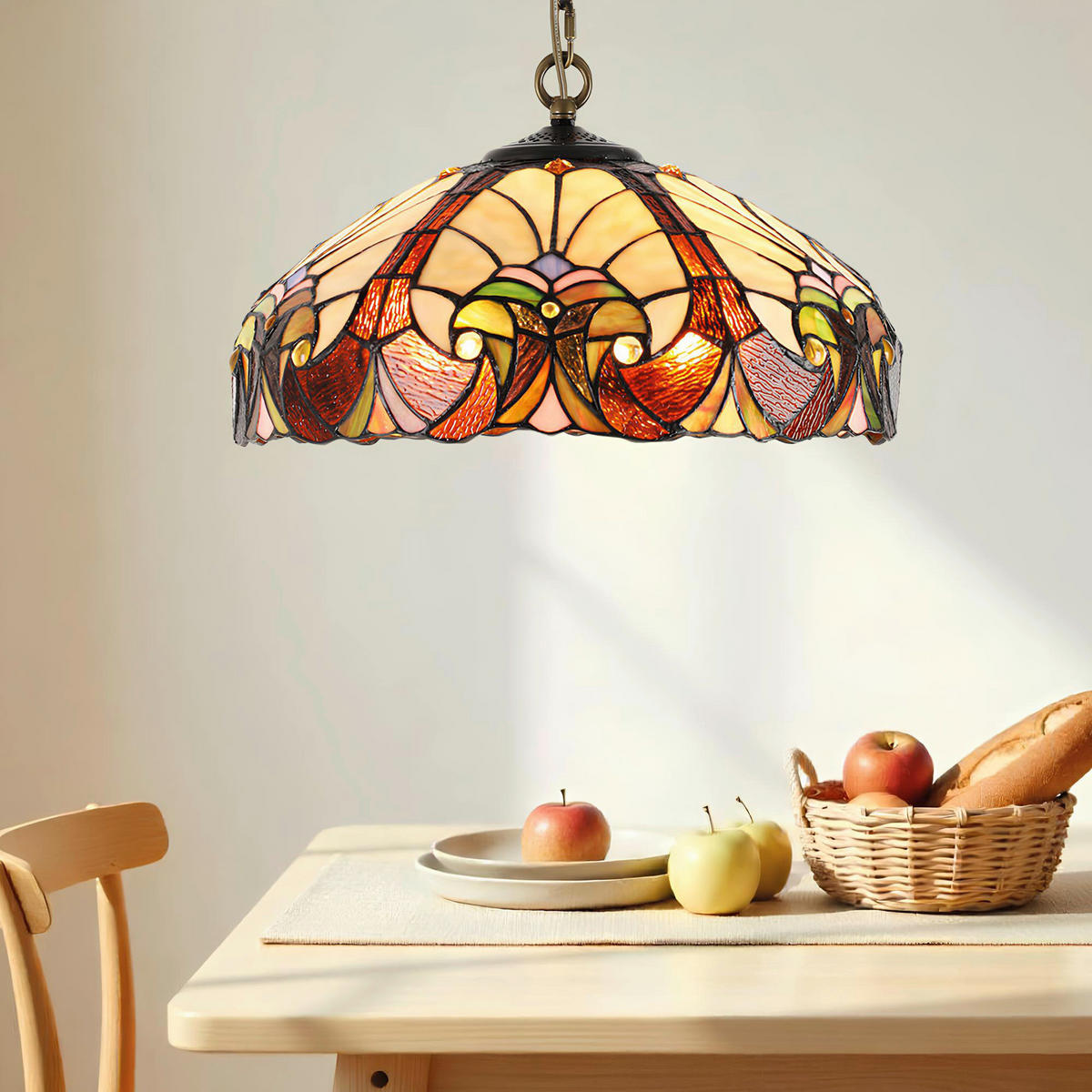 FÜGGŐLÁMPA  - többszínű, Basics, Üveg (28/46.5/46.5cm)