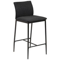 TRESENSTUHL in Grau  - Schwarz/Grau, KONVENTIONELL, Textil/Metall (41/90,5/48,5cm) - MID.YOU