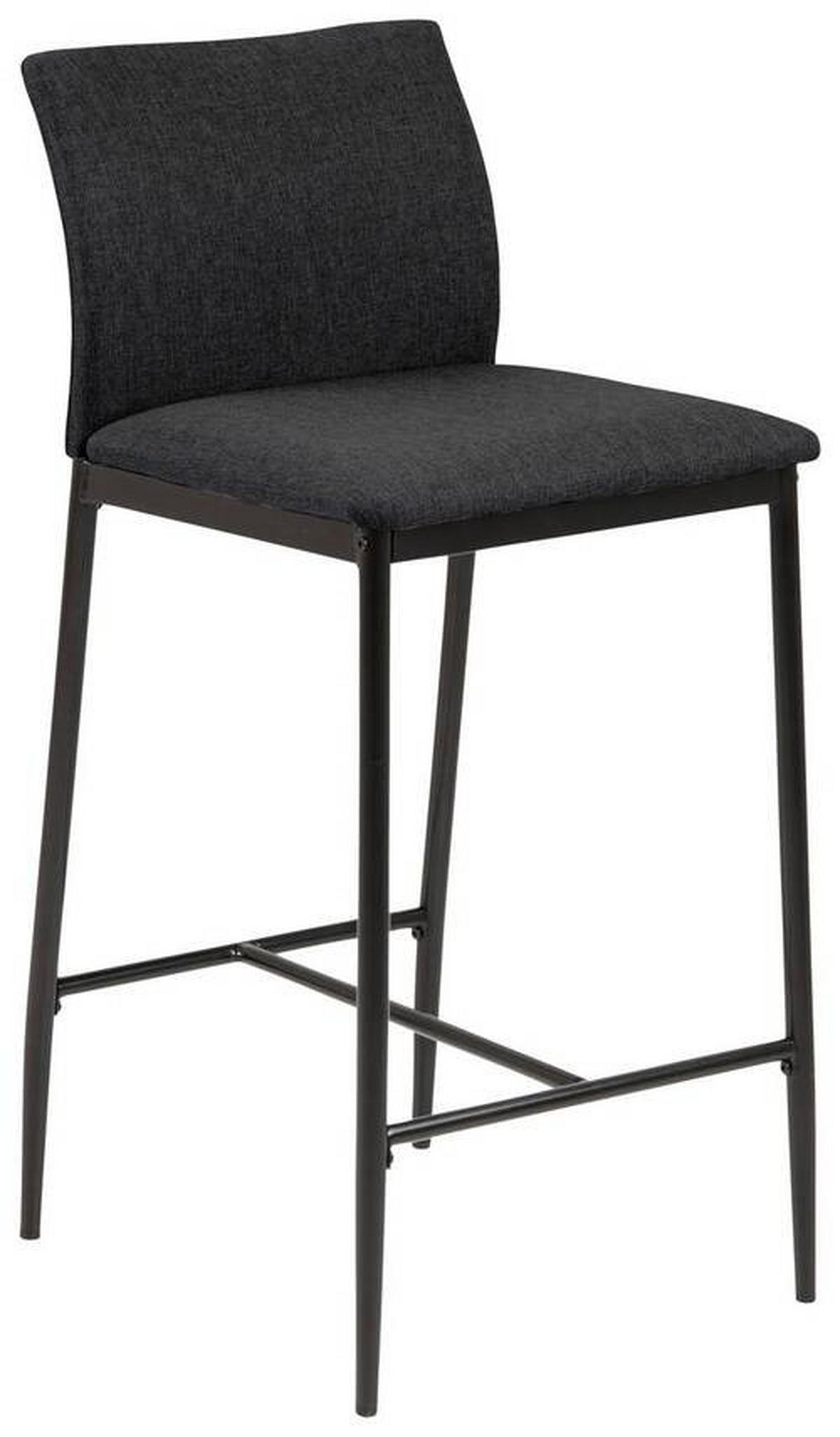 TRESENSTUHL in Grau  - Schwarz/Grau, KONVENTIONELL, Textil/Metall (41/90,5/48,5cm) - MID.YOU