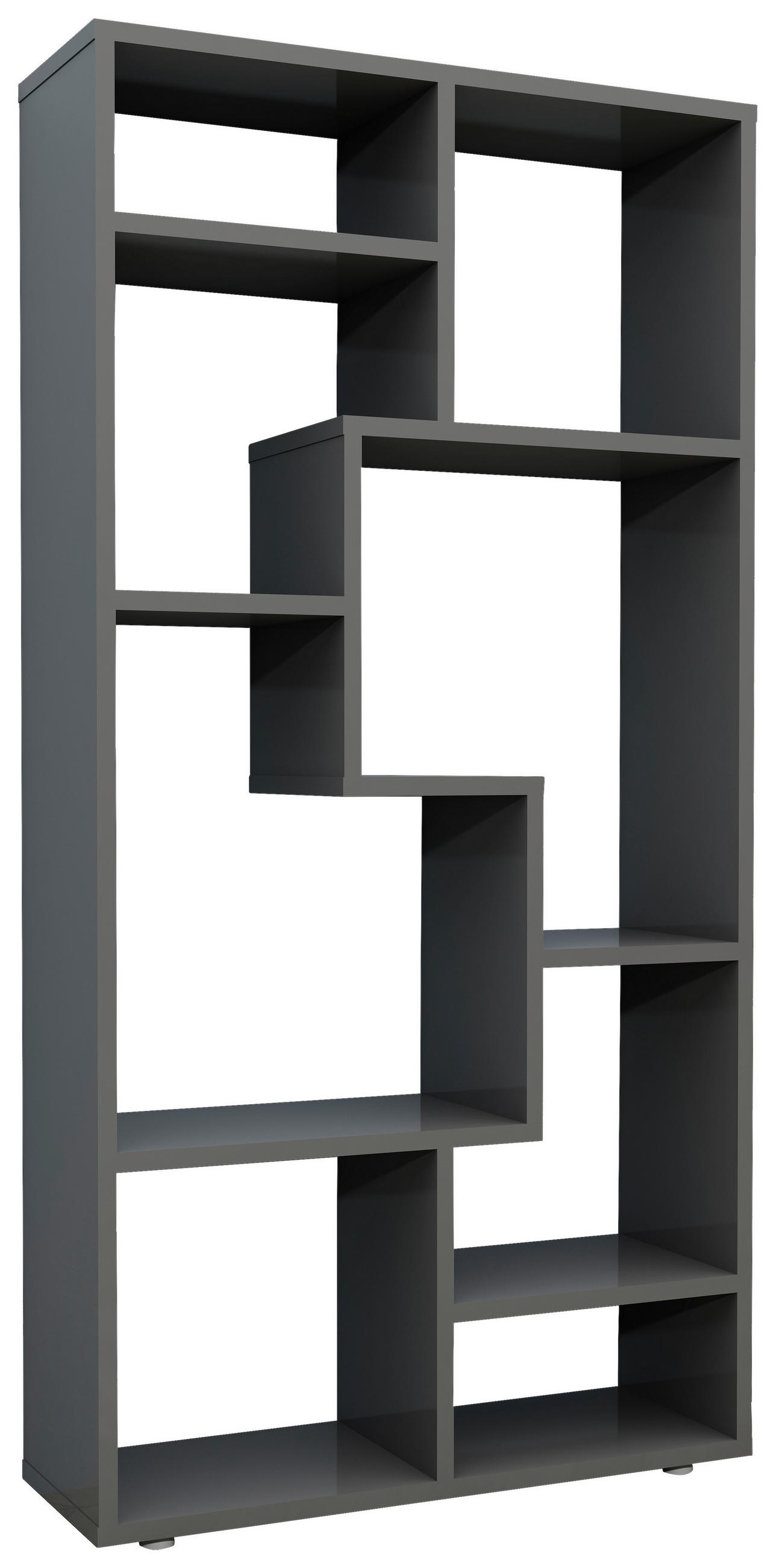 REGAL Anthrazit  - Anthrazit/Grau, MODERN, Holzwerkstoff/Kunststoff (58/116/20cm) - MID.YOU