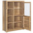 HIGHBOARD Wildeiche furniert, massiv geölt Eichefarben - Eichefarben/Alufarben, Design, Glas/Holz (98/145/40cm) - Landscape HIGHBOARD Wildeiche furniert, massiv geölt Eichefarben - Eichefarben/Alufarben, Design, Glas/Holz (98/145/40cm) - Landscape