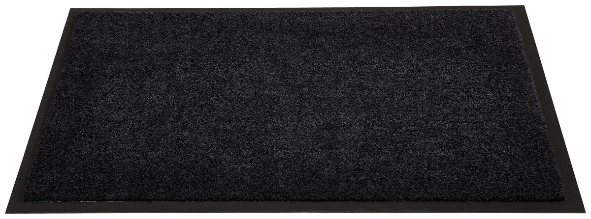 FUßMATTE  60/90 cm  Schwarz  - Schwarz, Basics, Textil (60/90cm) - Esposa