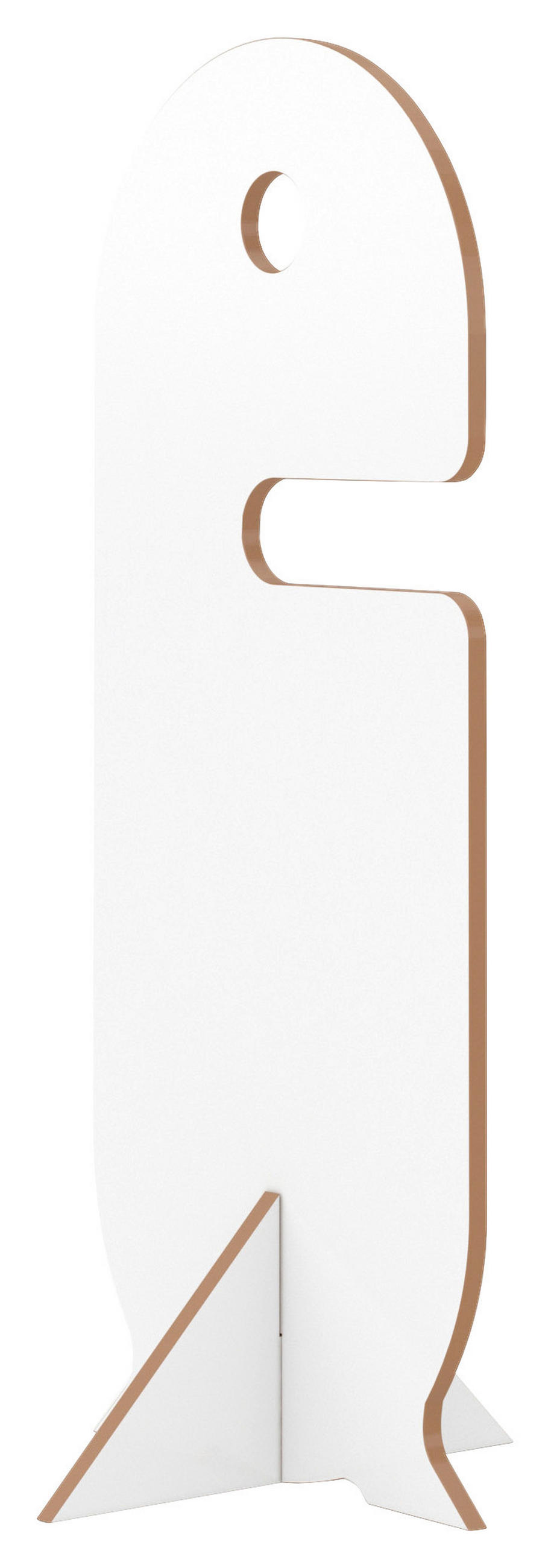 KLEIDERSTÄNDER in Weiß, Buchefarben 48/116/48 cm   - Buchefarben/Weiß, LIFESTYLE, Holzwerkstoff (48/116/48cm) - Tojo