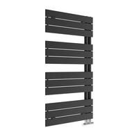 HANDTUCHTROCKNER Schwarz  - Schwarz, Basics, Metall (60/113cm) - Sanotechnik