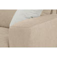 SCHLAFSOFA Mikrofaser Beige  - Beige/Creme, KONVENTIONELL, Kunststoff/Textil (186/101/101cm) - Carryhome