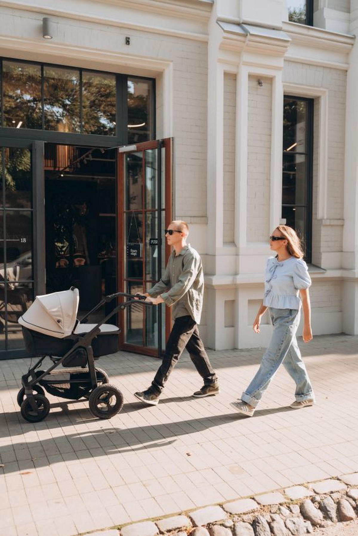 KOMBIKINDERWAGEN    - Anthrazit, Basics, Metall (57/110/108cm) - TFK