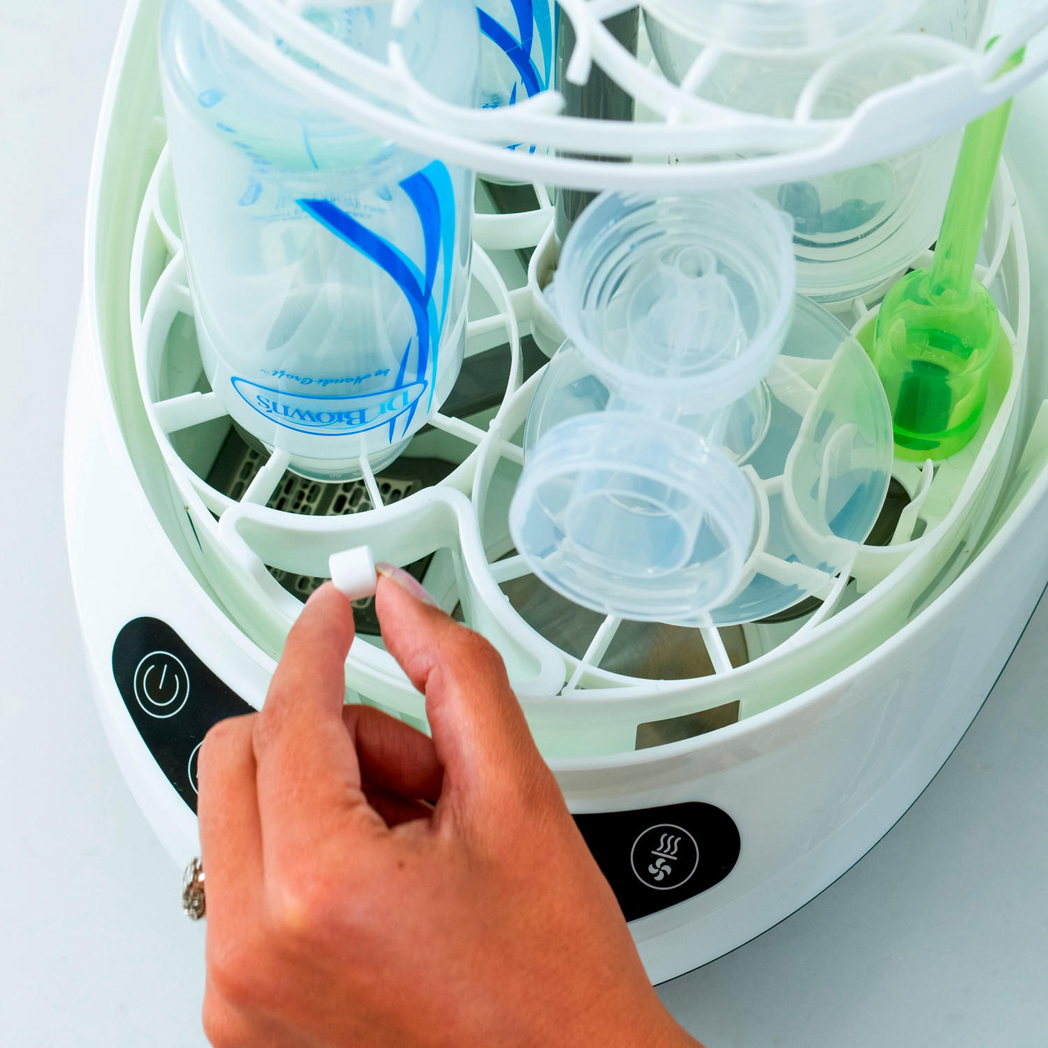 DAMPFSTERILISATOR BottleWasherPro Reinigungstabs  - Basics, Kunststoff (10,5/12,4/7cm) - Baby Brezza