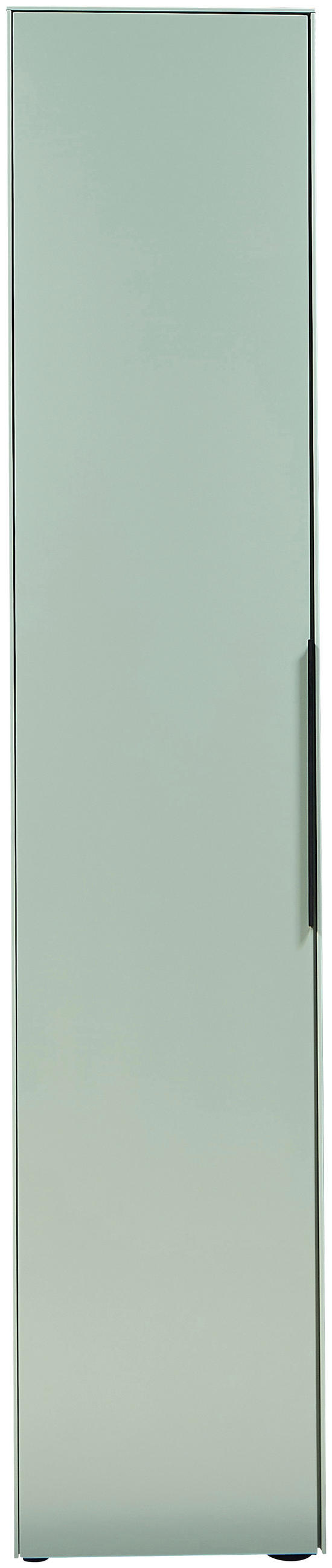 HOCHSCHRANK 38/192/30 cm  - Schwarz/Grün, Design, Holzwerkstoff/Kunststoff (38/192/30cm) - home24