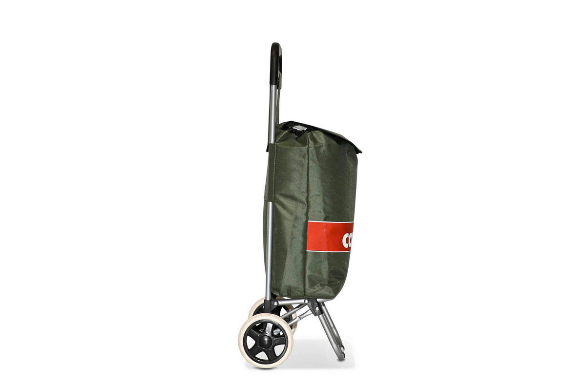 TORBA ZA KUPOVINU SA TOČKIĆIMA   plava, zelena, crvena, crna  - zelena/plava, Osnovno, metal/tekstil (86/28/33cm)