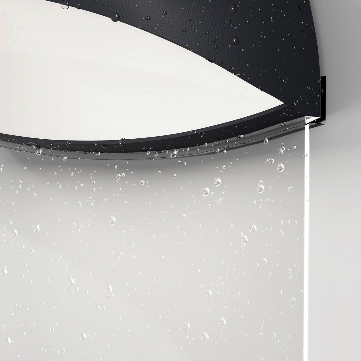 WANDLEUCHTE Gloss 9.9/18.4/16.1 cm  - Graphitfarben, Design, Metall (9.9/18.4/16.1cm) - MAYTONI