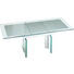 COUCHTISCH rechteckig Transparent - Transparent, Design, Glas/Metall (125(165)/56-75/75cm)
