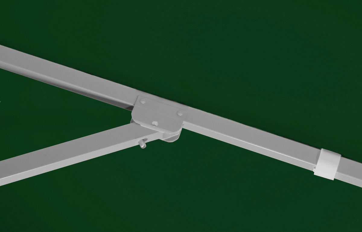 SLUNEČNÍK  - barvy stříbra/tmavě zelená, Basics, kov/textil (300/275/300cm) - Schneider