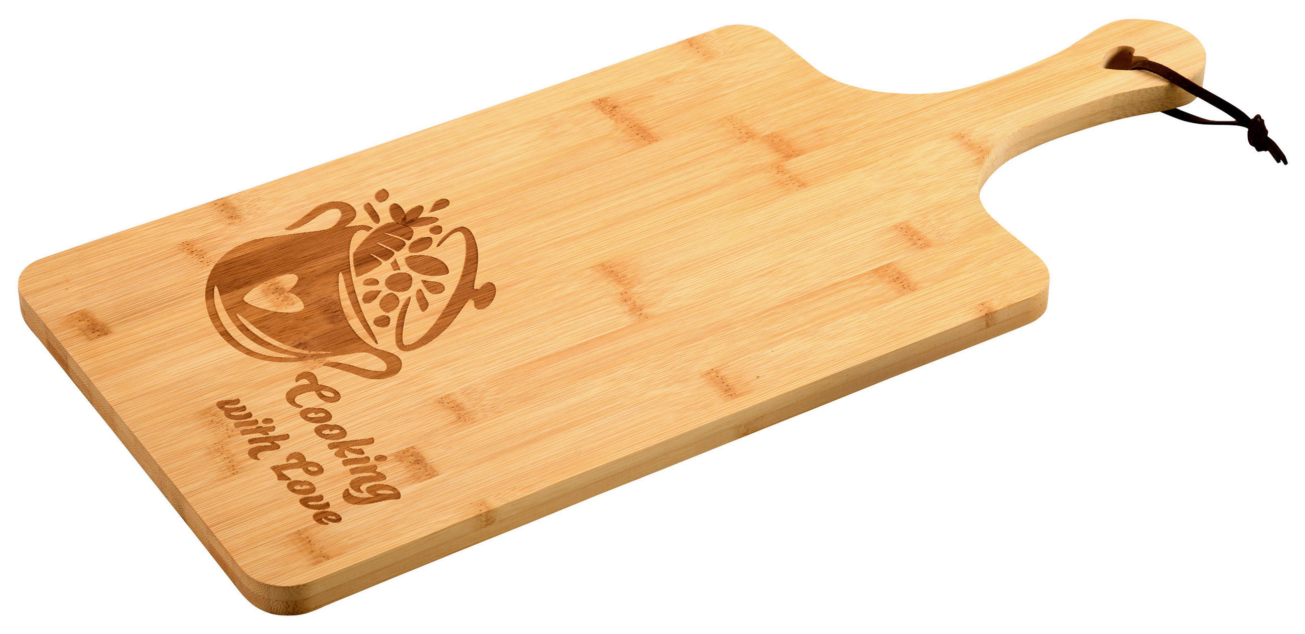 SERVIERBRETT  - Hellbraun, Basics, Holz (55/25/1,5cm)