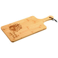 SERVIERBRETT Holz Bambus  - Hellbraun, Basics, Holz (55/25/1,5cm)