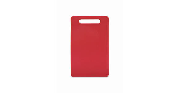 SCHNEIDEBRETT 24/15/0,5 cm - Rot, Basics, Kunststoff (24/15/0,5cm) - Homeware