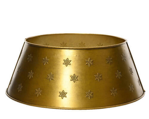 STOJALO ZA BOŽIČNO JELKO  - zlate barve, Basics, kovina (57cm) - X-Mas