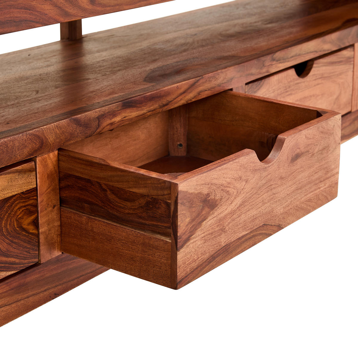 LOWBOARD  200/50/40 cm 4 Schublade(n)  - Sheeshamfarben/Naturfarben, Design, Holz (200/50/40cm) - Livetastic