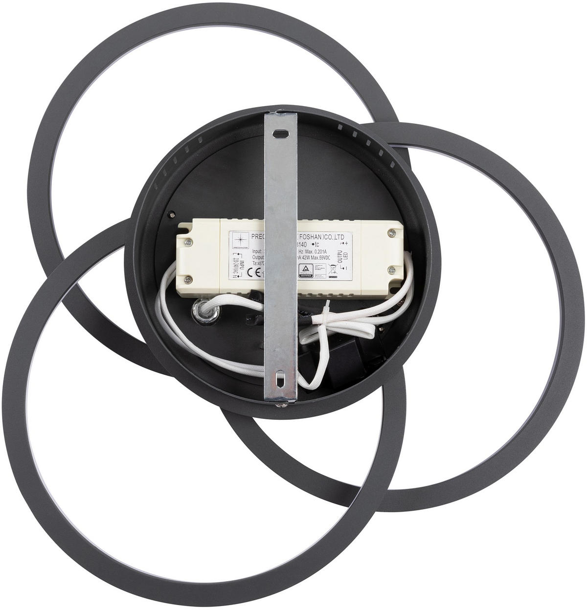 LED-DECKENLEUCHTE 27 W    40/36/10 cm  - Anthrazit, Trend, Metall (40/36/10cm) - Novel