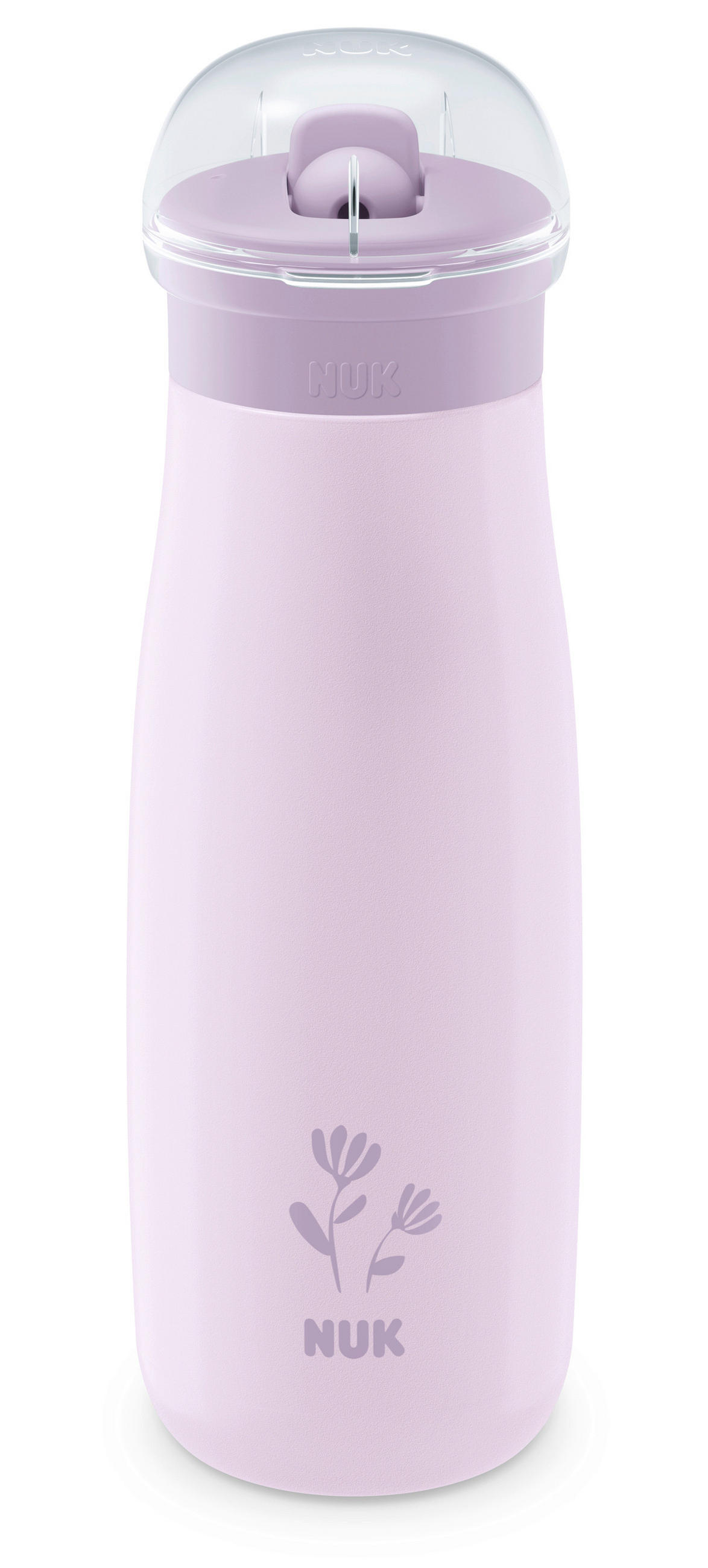 KINDERTRINKFLASCHE Mini-Me Flip  - Flieder/Rosa, Basics, Kunststoff/Metall (7/7,2/26,4cm) - NUK