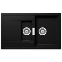 SPÜLE MONO D-150-A / MOND150APUR  - Schwarz, Basics, Stein (86/51cm) - Schock