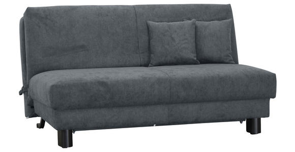 SCHLAFSOFA Flachgewebe Blau  - Blau/Schwarz, Design, Textil/Metall (160/85/100cm) - Carryhome
