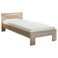 BETT 90/200 cm  in Sonoma Eiche  - Sonoma Eiche, KONVENTIONELL (90/200cm) - Boxxx