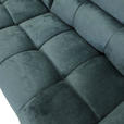 ECKSOFA Petrol Flachgewebe  - Petrol/Schwarz, MODERN, Kunststoff/Textil (235/275cm) - Landscape
