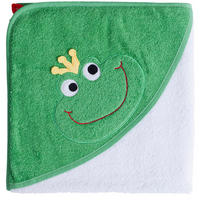 KAPUZENBADETUCH 100/100 cm    - Grün, Basics, Textil (100/100cm)