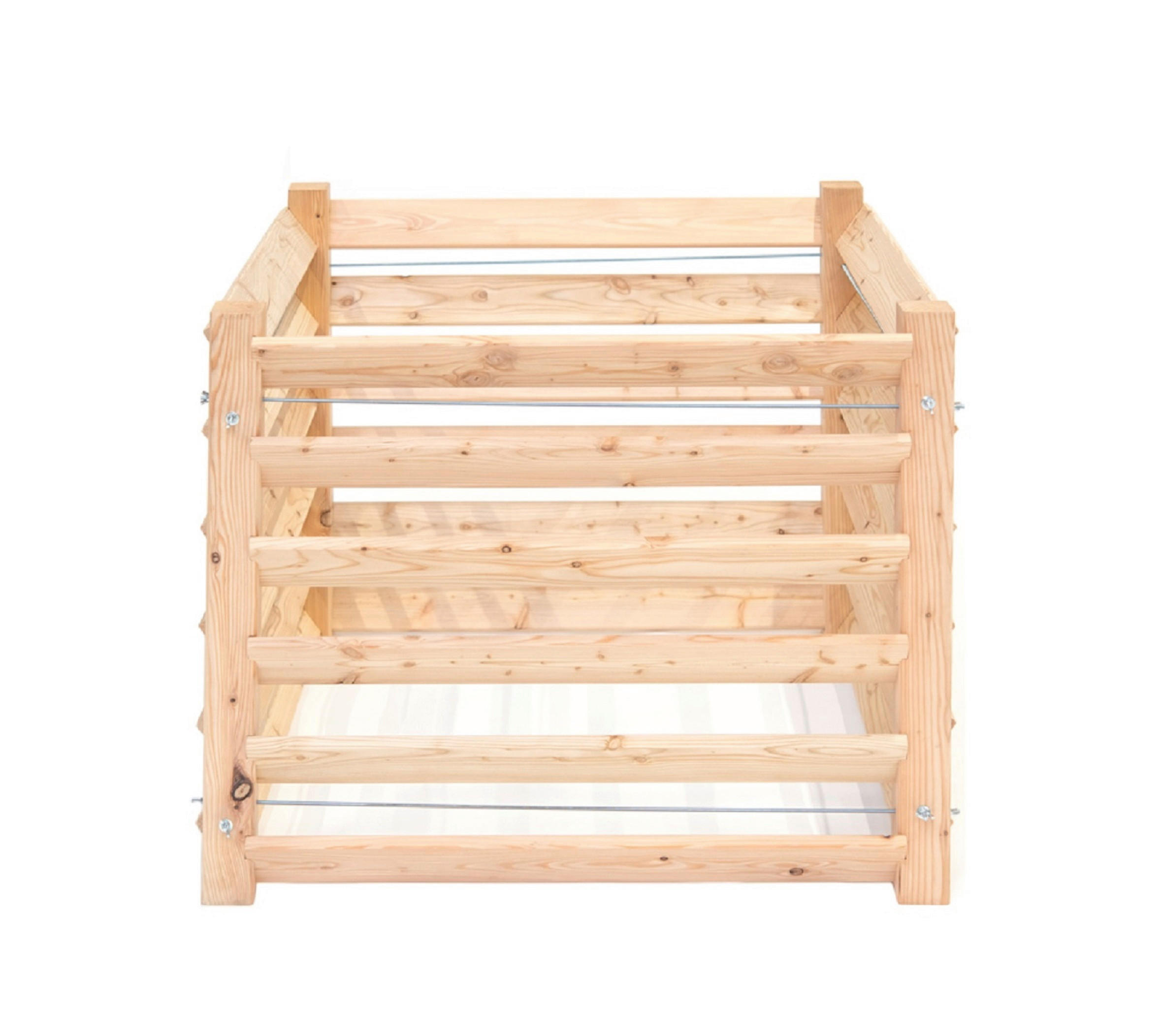 KOMPOSTER 100/80/100 cm  - Lärchefarben, Basics, Holz (100/80/100cm)