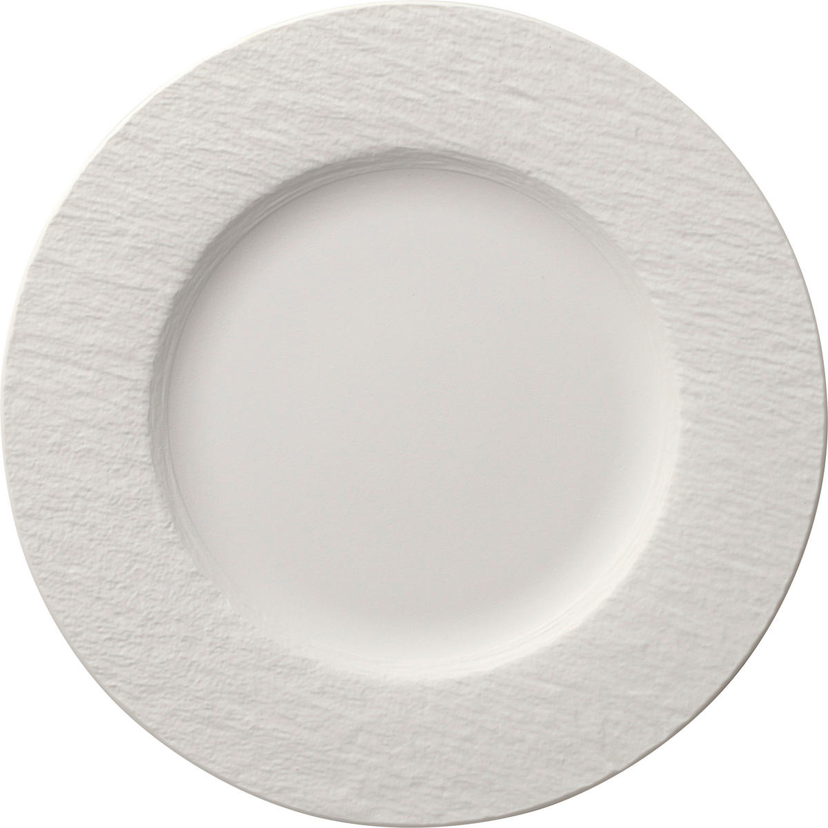 PLYTKÝ TANIER Manufacture Rock Blanc  27 cm   - biela, Design, keramika (27cm) - Villeroy & Boch