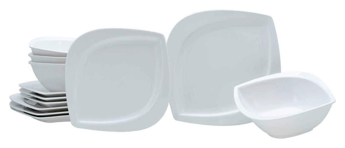JÍDELNÍ SOUPRAVA, porcelán - krémová, Basics, keramika (34/31/34,5cm) - Creatable
