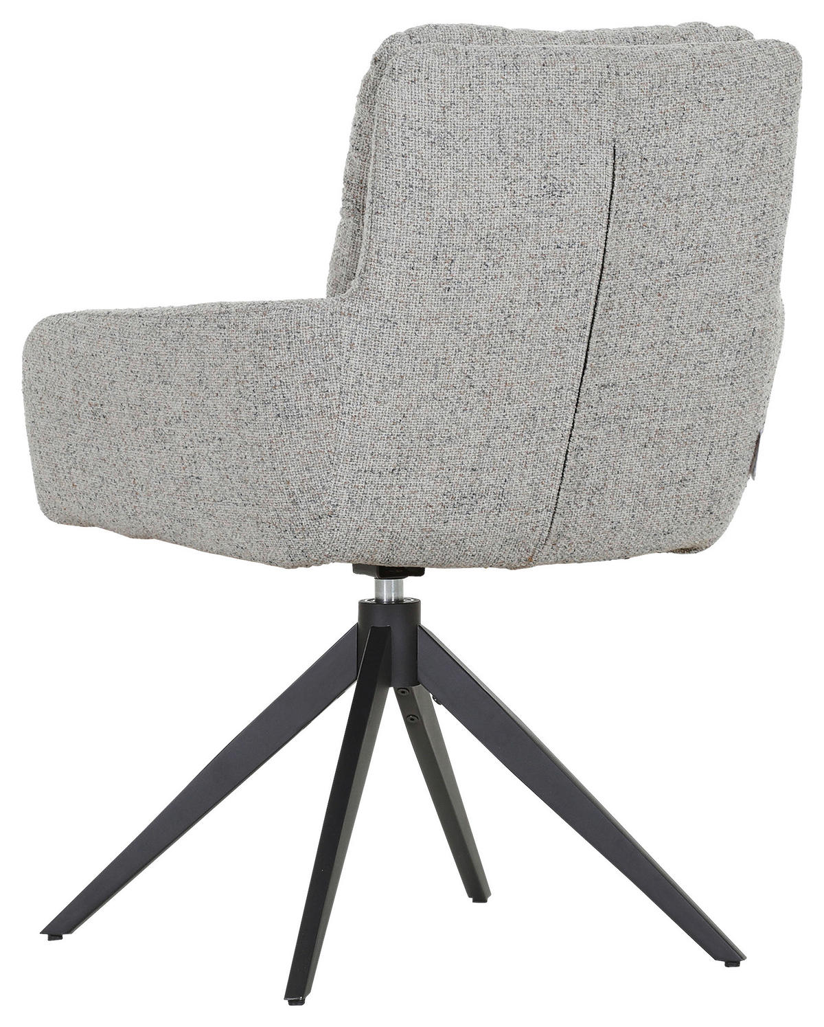 ARMLEHNSTUHL  in Flachgewebe  - Beige/Schwarz, Design, Textil/Metall (60/89/69cm) - Novel