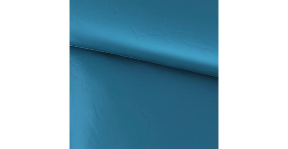 BETTWÄSCHE TANJA Satin 200/200 cm - Blau, Basics, Textil (200/200cm) - Novel