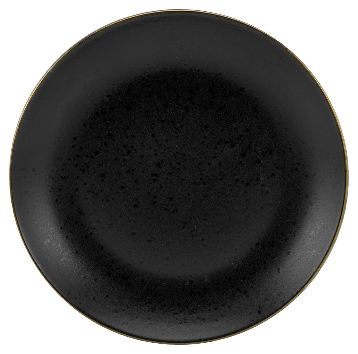 KOMBISERVICE Industrial Gold Black 16-teilig  - Schwarz, KONVENTIONELL, Keramik (34/31/33cm) - Creatable