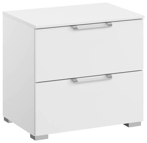 NACHTSCHRANK 50/49/42 cm  - Silberfarben/Alufarben, Design, Holzwerkstoff/Kunststoff (50/49/42cm) - Novel