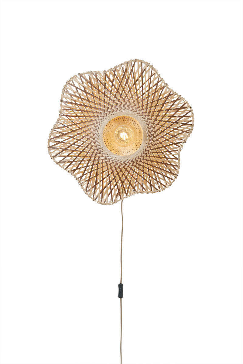 VÄGGLAMPA Good & Mojo 60/15 cm   - naturfärgad, Basics, naturmaterial (60/15cm) - Good & Mojo