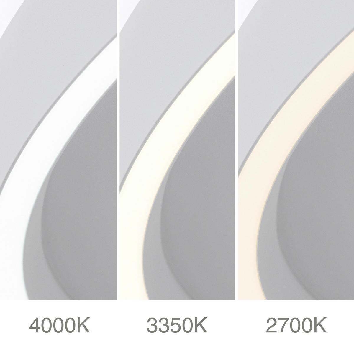 LED-DECKENLEUCHTE Masca 40/6,5 cm   - Weiß, Basics, Kunststoff/Metall (40/6,5cm)