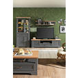 TV-ELEMENT Holzwerkstoff Eiche Artisan  - Graphitfarben/Eiche Artisan, ROMANTIK / LANDHAUS, Holzwerkstoff/Metall (193/54/51cm) - Hom`in