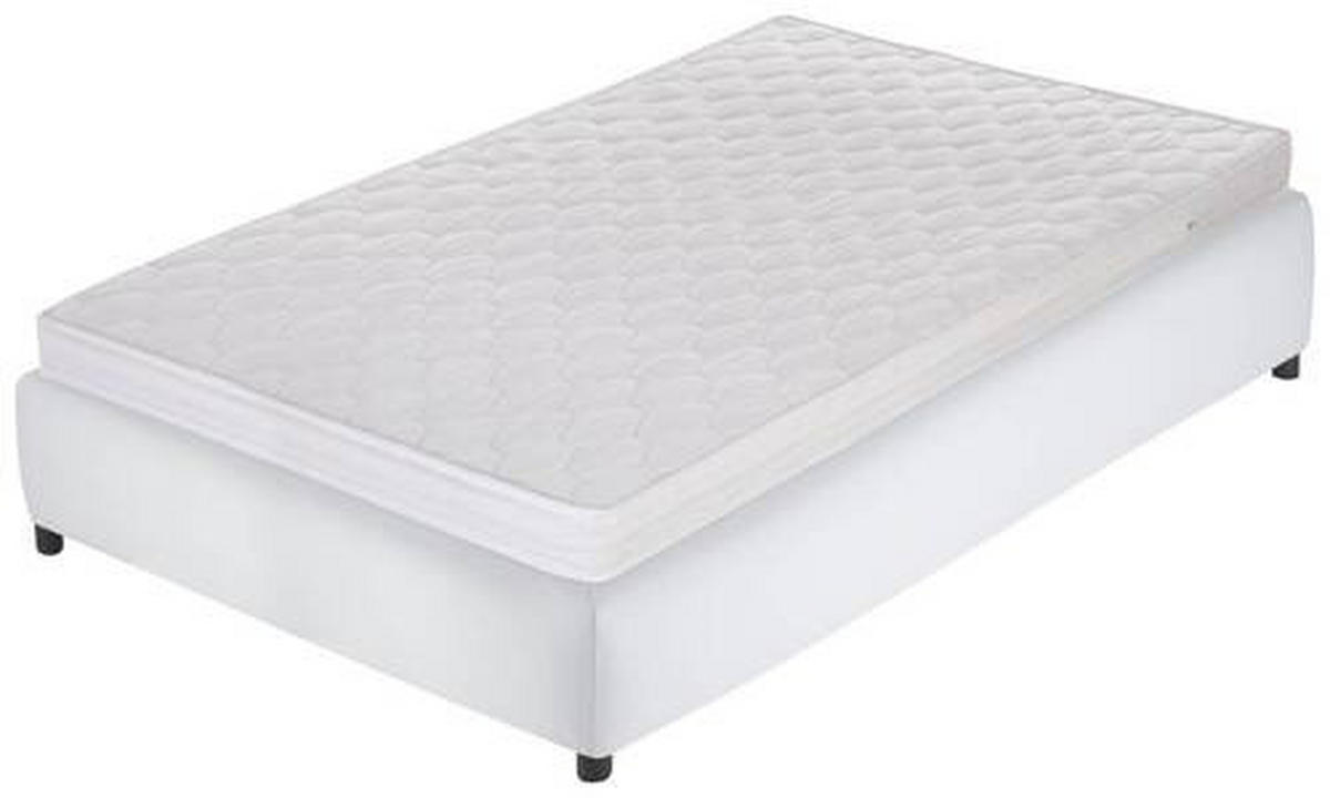 KALTSCHAUMMATRATZE CARAVAN MATRATZE 90/200 cm Höhe ca. 10 cm 7 -Zonen - Weiß, Basics, Kunststoff/Textil (90/200cm) - P & B