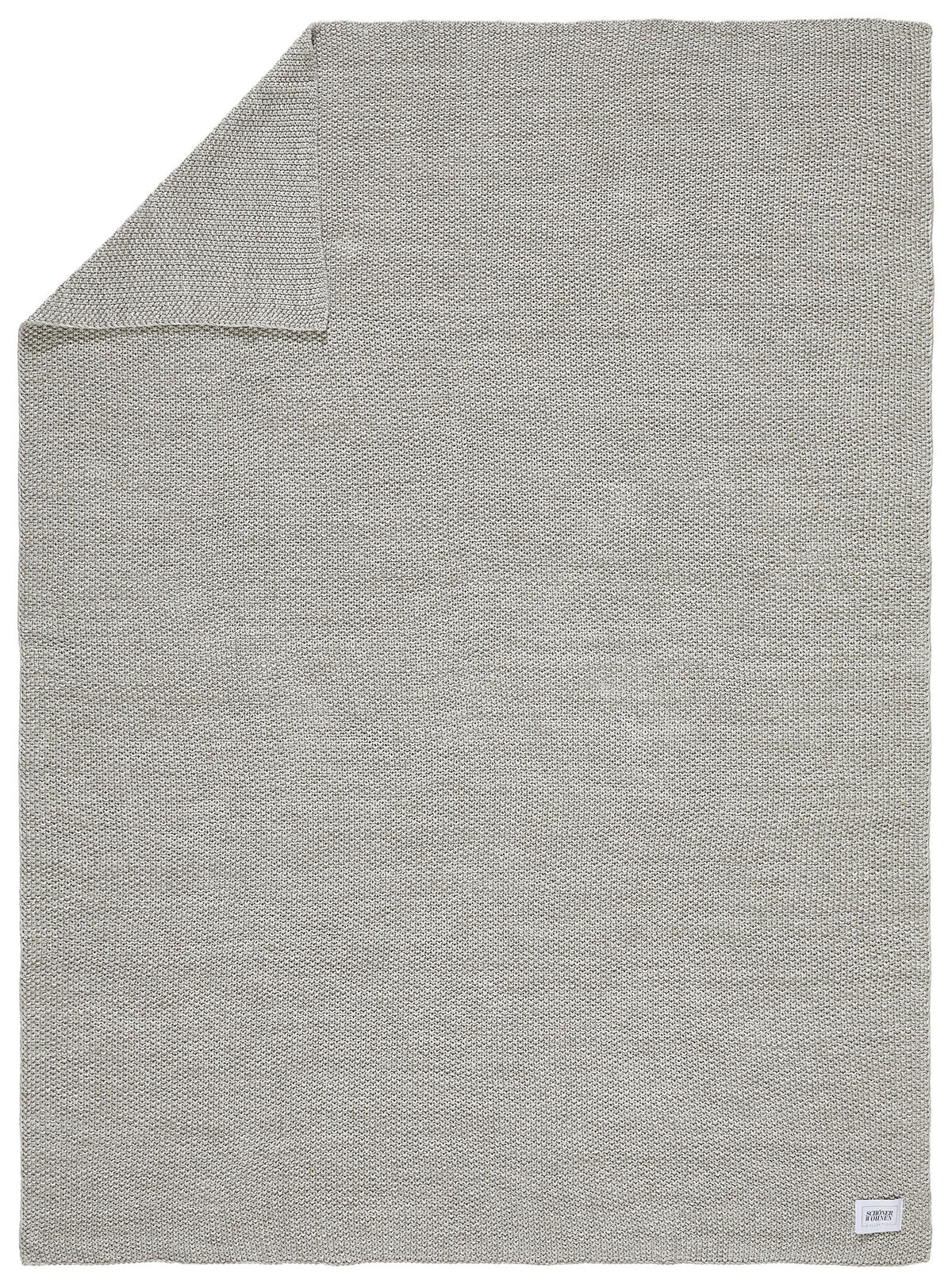 PLAID Melange 130/170 cm  - Beige/Grau, Basics, Textil (130/170cm) - Schöner Wohnen